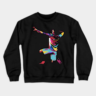 Football pop art. Crewneck Sweatshirt